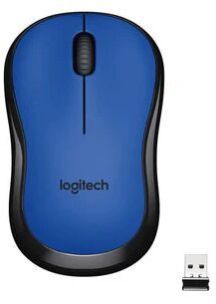 LOGITECH M221 Silent Wireless Ambidextrous Gaming Mouse (Blue)