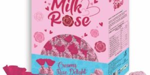 MILK ROSE REAL ROSE FLAVOUR WHITE CHOCOLATES BOX
