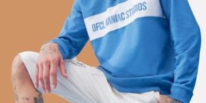 OFFICIAL DENIM BLUE POLO SWEATSHIRT