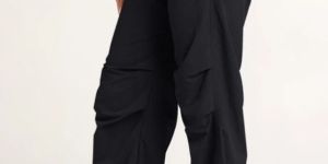 PARACHUTE BLACK WOMEN TRACKPANT