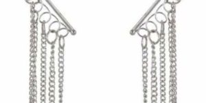 Silver Plated Chain Earring