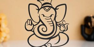 Ganesh Metal Sculpture