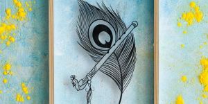 Krishna Sign Acrylic Frame