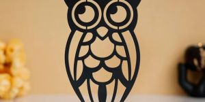 Owl Metal Sculpture