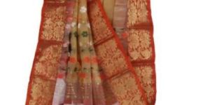 Trendy Bengali Women's TantSilk Sari