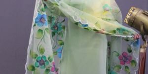 Green Georgette Suit