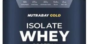 NUTRABAY GOLD 100% WHEY PROTEIN ISOLATE, VANILLA ICECREAM