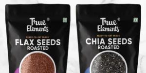 TRUE ELEMENTS ROASTED FLAX SEEDS AND CHIA SEEDS