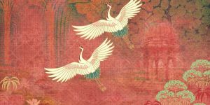 Crimson in the Skies Wallpaper