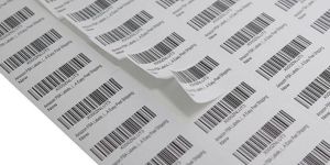 Barcode Label Sticker Sheet