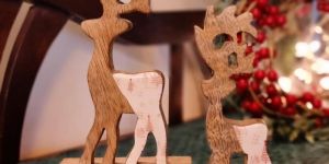 Wooden Reindeer Set of 2