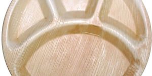 4 Compartment Areca Leaf Plate