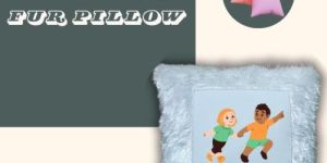 Customised Fur Pillow