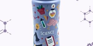 Voik Kiddo Science Stainless Steel Screw Water Bottle 500ml