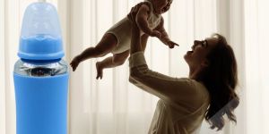 Voik Vega Joy Blue Stainless Steel Baby Feeding Bottle 240ml