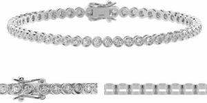 4 Prong Tennis Series Diamond Bracelet
