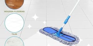 Wet and Dry Mop 18 Inch 360 Rotatable Easily Reusable Cotton Refill