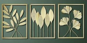 Golden Iron Metal Wall Decor