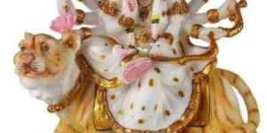 Sherawali Maa Marble Statue