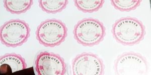 Die Cut Barcode Sticker Printing Services