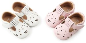 Baby Girl Pink & White Shoes
