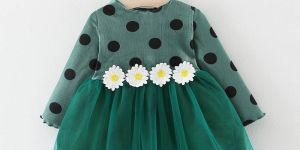 Baby Girl Polka Dot Printed Dress