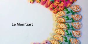 Women's hand embroidered floral hair clips
