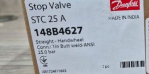 Danfoss 148B4627 Stop and Shutoff Valve