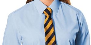 Girls Poly Viscose College Shirts