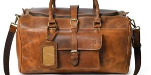 Brown Leather Duffle Bags