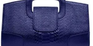 Ladies Blue Leather Handbags