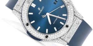 Hublot Round Moissanite Diamond Watch