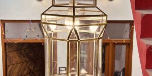 Glass Hanging Lantern