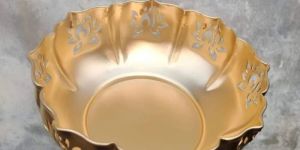 Golden Metal Lotus Urli