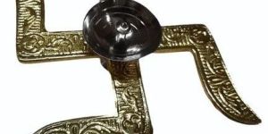 Pooja Designer Brass Swastik Diya