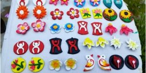 Designer Clay Handmade Earrings