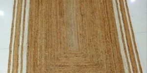 Hand Braided Rectangle Jute Rug