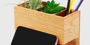 Wooden Pen Stand