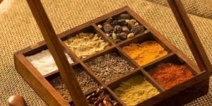 Wooden Spice Box
