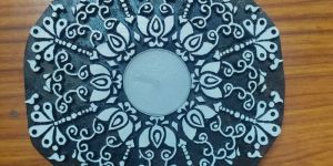 Wooden Carved Keychain