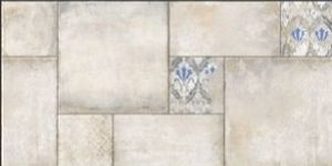 Indigo Decor Stone Punch Bathroom Floor Tiles