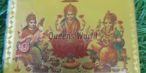 Laxmi Ganesh Saraswati Fridge Magnet