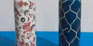 1 Litre Meenakari Copper Water Bottle