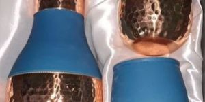 Copper Sugar Pot Glass Set