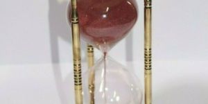 Beautiful Golden Hourglass Brass Sand Timer