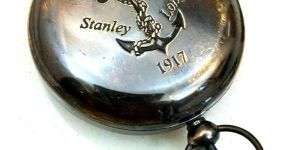 Brass Antique Handmade Push Button Pocket Compass