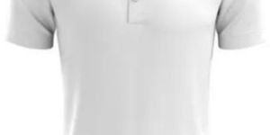 Mens White Cricket T Shirt