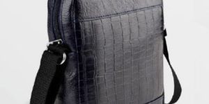 Non Leather Black Sling Bag