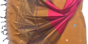 3PC Pochampally Ikat / Ikkat Handloom Cotton Silk Unstitched Dress Material Set for Women - BU005