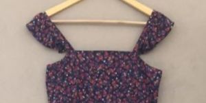 Printed Beachwear Top